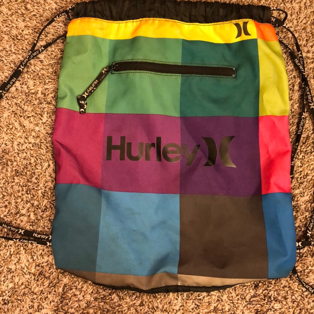 Hurley cinched top bag